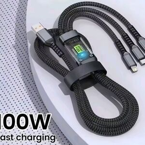 100W Fast Charging Cable - Black